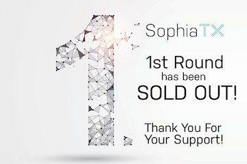 توکن SophiaTX در 24 ساعت اولیه به تعداد 30 میلیون فروش رفت!